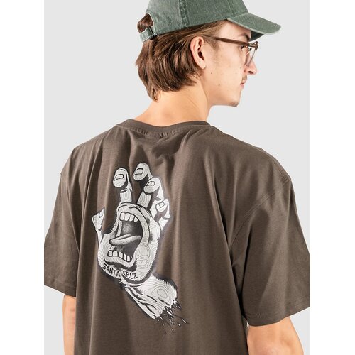 Santa Cruz Topo Hand T-shirt washed black Cene