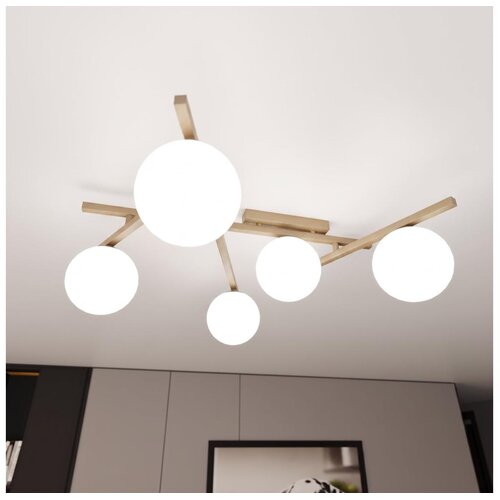  Stropno svetlo SMART 5xE14/10W/230V bež/belo Slike