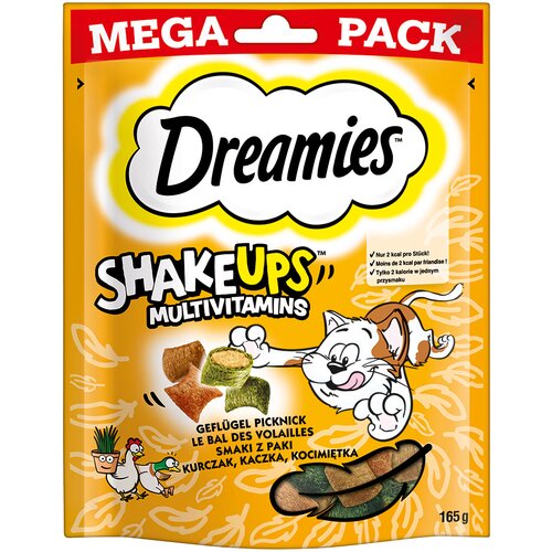 Dreamies Shakeups Multivitamins Snacks - Ekonomično pakiranje Piknik s peradi (4 x 165 g) Cijene