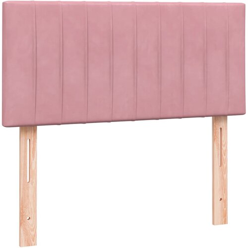 Box spring krevet s madracem ružičasti 80 x 220 cm bar&amp;scaron;unasti Slike