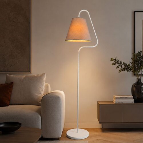 Opviq podna lampa Altur-18100-A, 1 &times; E27, bela Cene