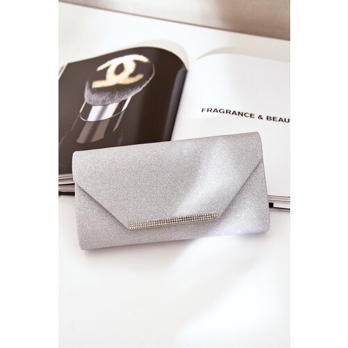  Elegant Clutch Bag With Glitter Silver Remiala Cijene