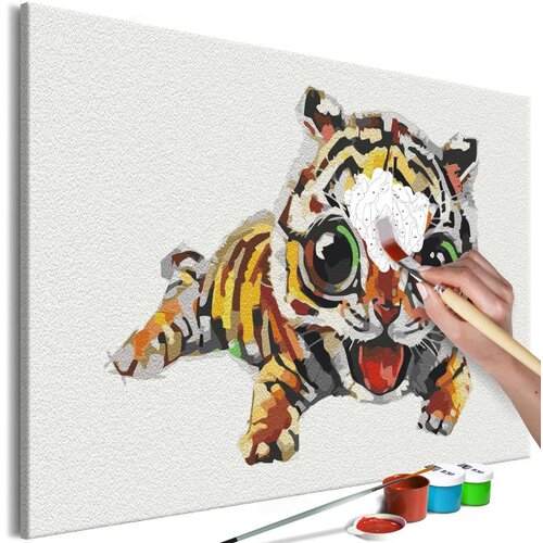  Slika za samostalno slikanje - Sweet Tiger 60x40 Cijene