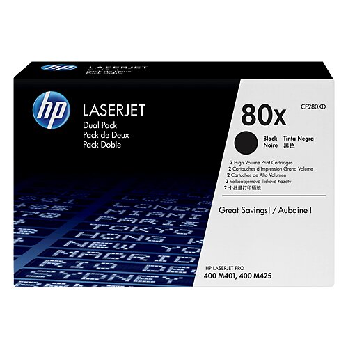 HP Toner CF280XD 80X (črna), dvojno pakiranje, original Cene