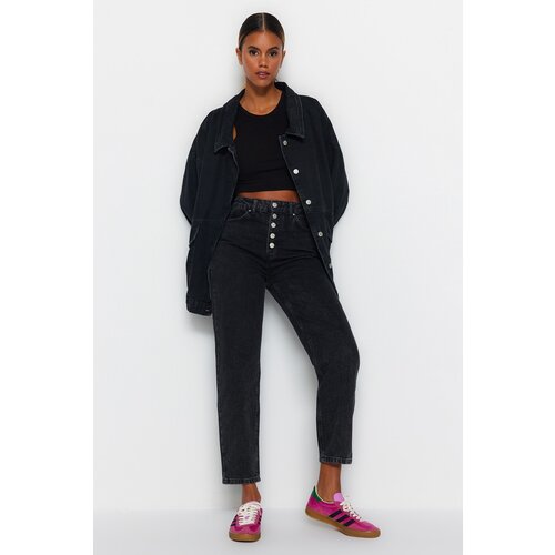 Trendyol Jeans - Black - Mom Cene