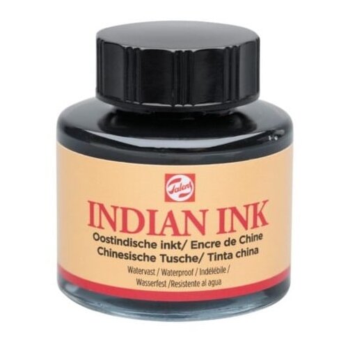  Indijsko mastilo crno Royal Talens - 30 ml Slike