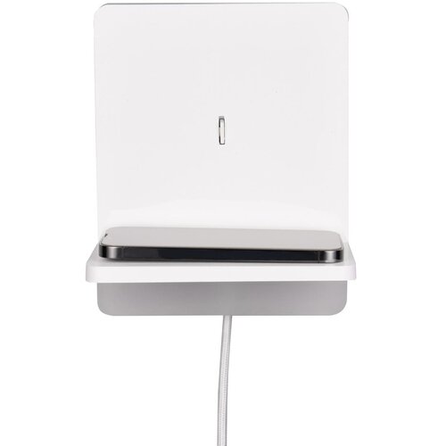  Bela LED zatemnitvena stenska svetilka Fairfield &amp;ndash; Slike