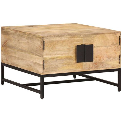  Stolić za kavu 67 x 67 x 45 cm od masivnog drva manga Slike