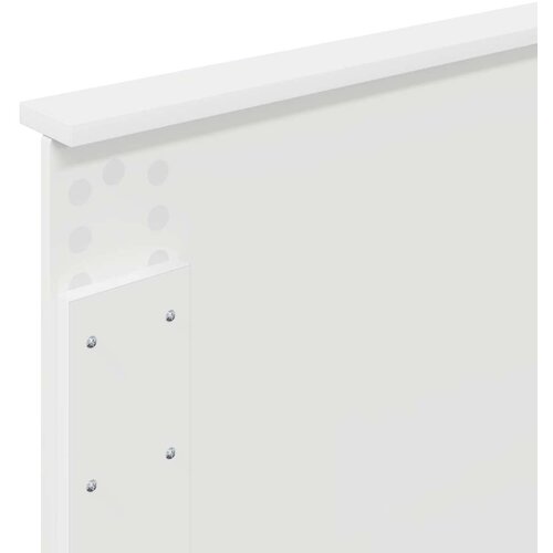 Okvir za krevet Bijelo 90 x 190 cm Konstruirano drvo Slike