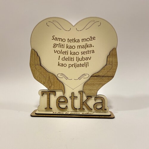 Moja poklon kutija Dekorativni stalak Tetka Cene