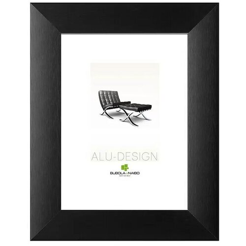 BUBOLA E NAIBO Aluminijski okvir Alu-Design II (Format slike: 60 x 80 cm, Crne boje) Slike