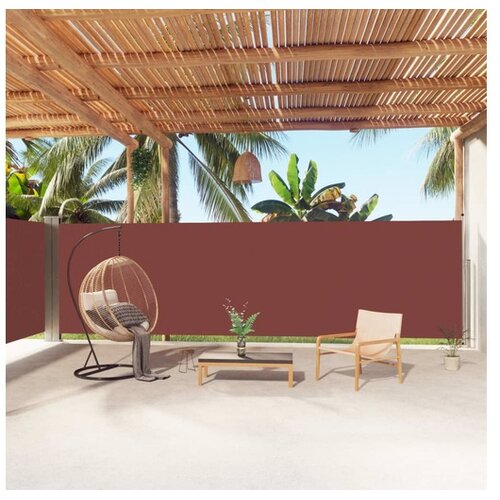  Uvlačiva bočna tenda smeđa 180 x 1000 cm - Smeđa 180 x 1000 cm 1 Cijene