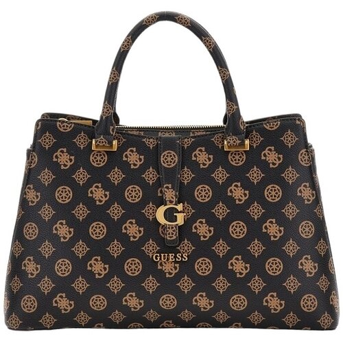 Guess KUBA TRI COMPARTMENT SATCHEL Crna Cijene