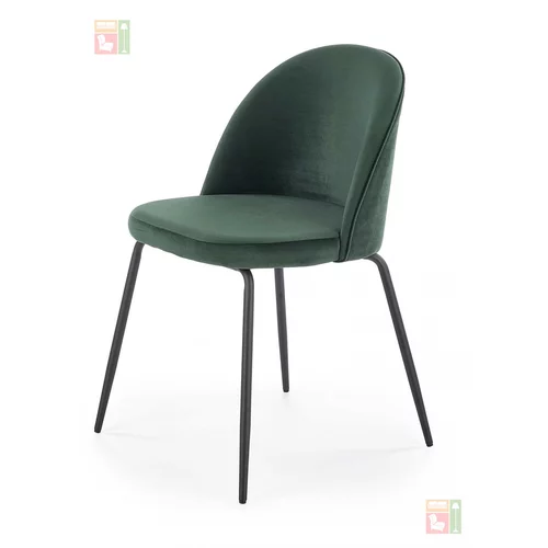 Halmar Jedilniški stol K314 - temno zelen