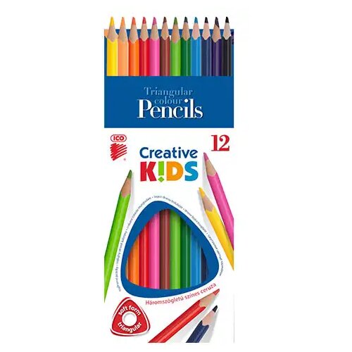 ICO ICO: Creative Kids trokutaste bojice set od 12kom Cijene