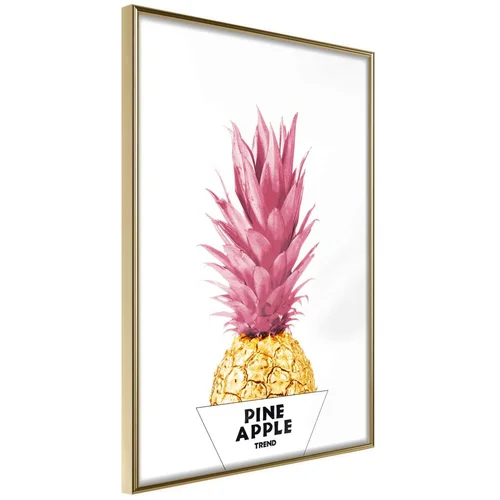  Poster - Trendy Pineapple 40x60