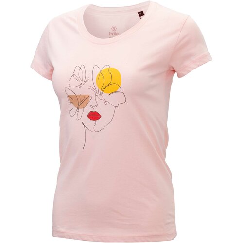 BRILLE Ženska majica kratkih rukava Face&Butterfly SD230935 roze Cene