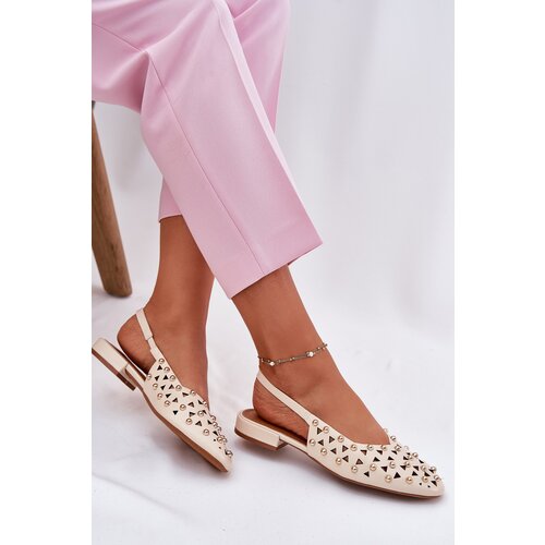 Boto Embellished Ballerinas On A Flat Heel Beige Nilarisela Cijene