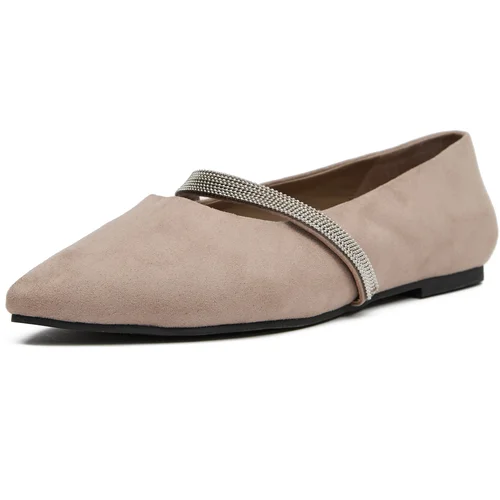 Orsay Beige women's ballet flats - Women's