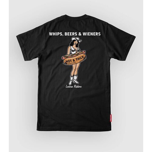Loose Riders Hot &amp;amp; Thick Tech Tee black Slike