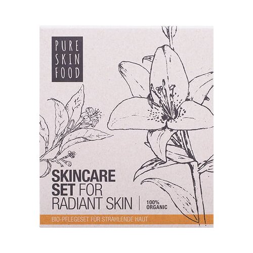 Pure Skin Food organic skincare set - radiant skin Cene