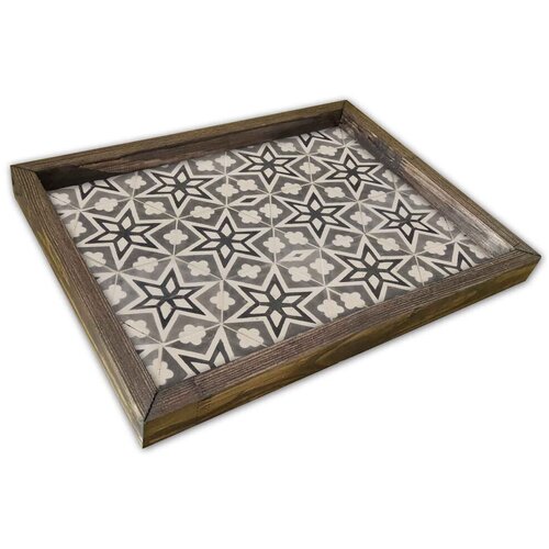 Hanah home poslužavnik AT-033, 30x40cm, &amp;scaron;areni Slike