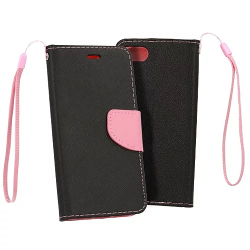  preklopna torbica Fancy Diary Samsung Galaxy A12 A125 - črno roza