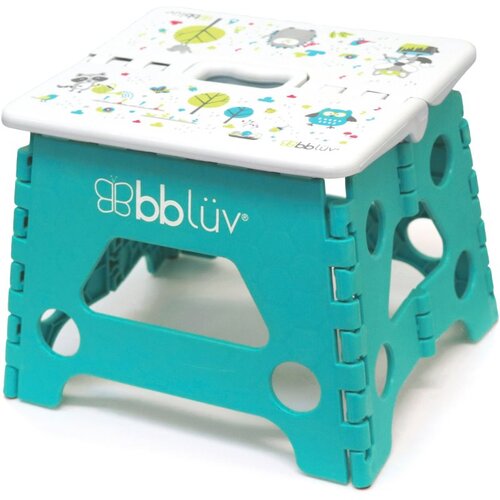 BBLÜV Stëp zložljiva pručka za otroke 22 x 18 x 18,2cm Aqua 18m+ 1 kos Cene