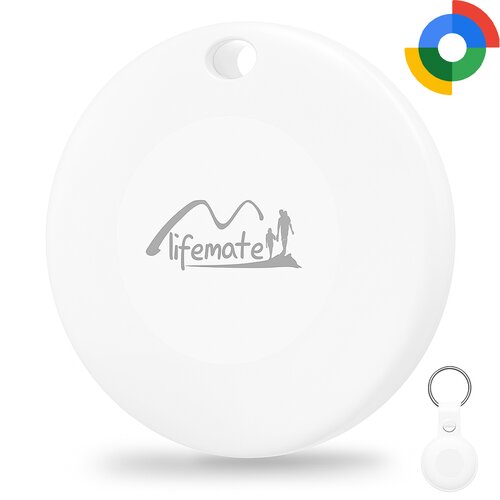  Bluetooth GPS lokator LifeTag Tracker Android + futrola s privjeskom za ključeve bijela Slike