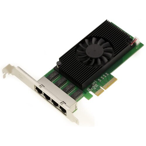 E-green PCI-Express kontroler 4-port 2.5 Gigabit Ethernet (Intel I225) Slike