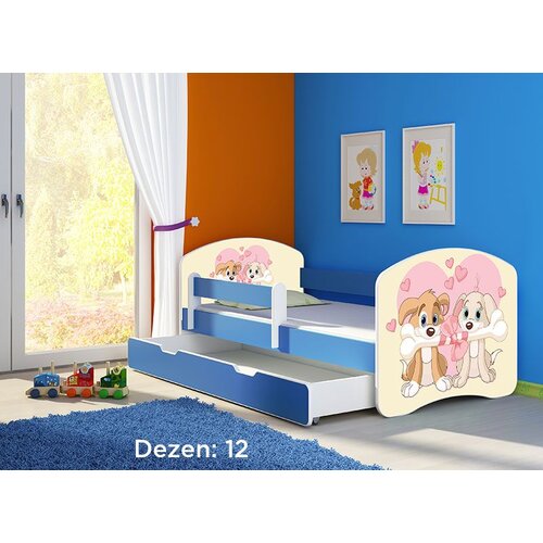 ACMA dečiji krevet ii 160x80 f + dušek 6 cm BLUE12 Cene