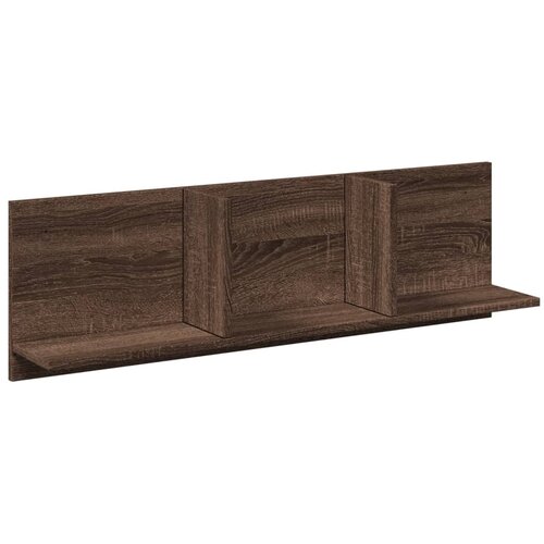 Maison Chic Stenska omarica - Zidna omarica 100x16,5x30 cm rjavi hrast inženirski les iu969, (22063378) Slike