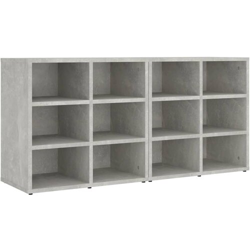 Maison Chic Omarica za obutev - Kopa za čevlje 2 kosa betonsko sive 52,5x30x50 cm, (21776487) Cene
