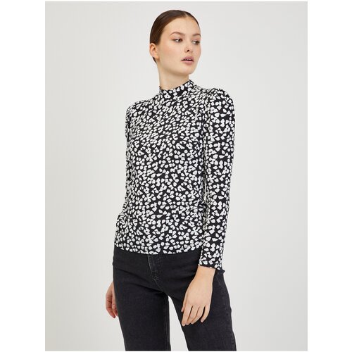 Orsay White and black women&amp;#039;s patterned T-Shirt Paisy - Women Slike