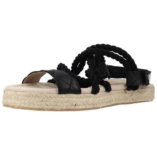 YELLOW Espadrile Sandalias Mujer Mod&egrave;le Creta Črna Cene
