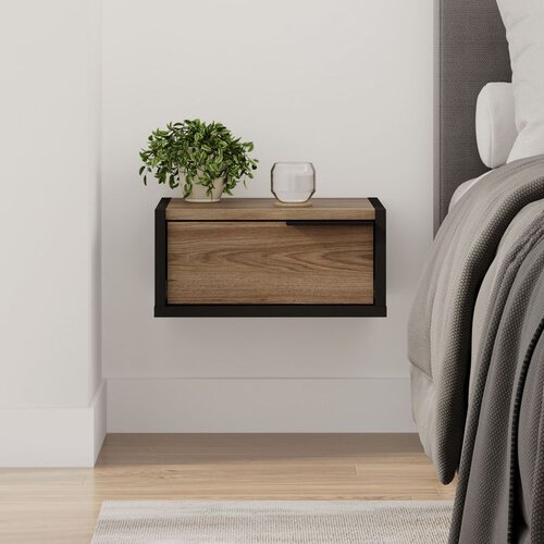 Hanah home Noćni ormarić, 40x18,8x30cm, Crni Cijene