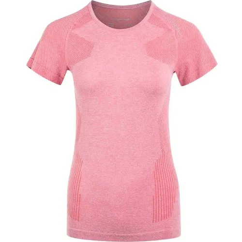 Endurance Dámské tričko Vanilla Melange Seamless Tee SS Dusty Rose