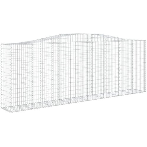  Lučne gabionske ko&amp;scaron;are 7 kom 400x50x140/160cm pocinčano željezo Slike