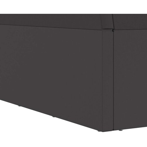 VidaXL Hladno valjani čelik/Crna Hladno valjani čelik 60 x 60 x 35 cm Slike