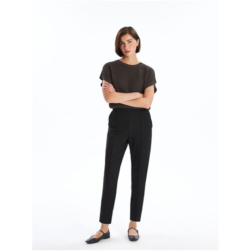 LC Waikiki women's Elastic Waist Plain Trousers Slike