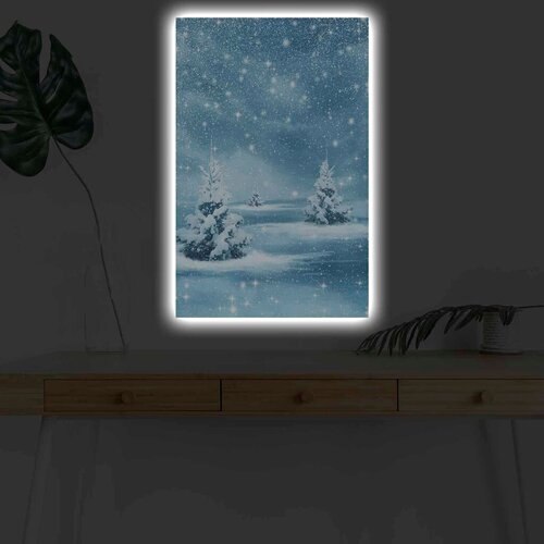 Wallity Zidna slika sa LED osvjetljenjem 4570KARDACT - 032, 45x70 cm Cene