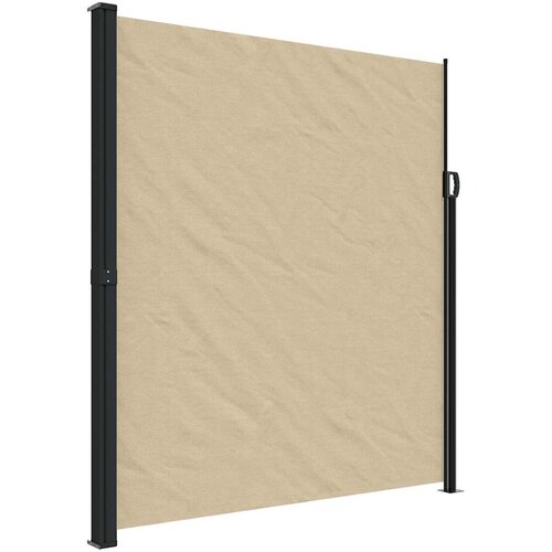  Bočna tenda na uvlačenje bež 220 x 600 cm Slike