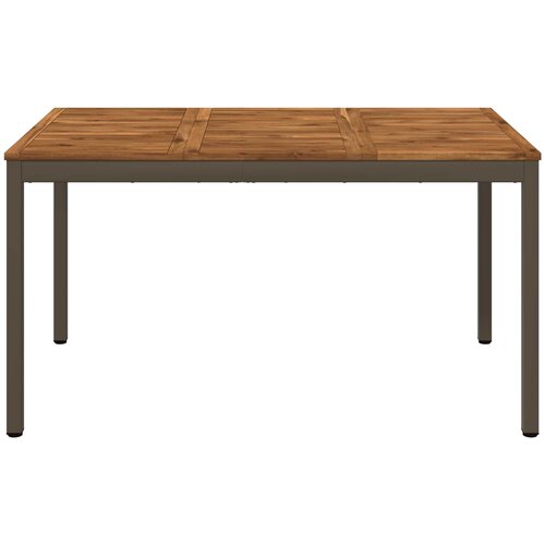  Stol za večeru u vrtu Prirodna i kava 141 x 80,5 x 75 cm Slike