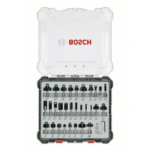 Bosch 30 tlg Mixed Fräser Set 8mm Schaft