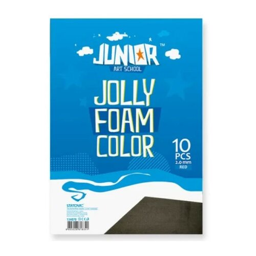 Jolly color foam, eva pena, crna, A4, 10K ( 134070 ) Slike