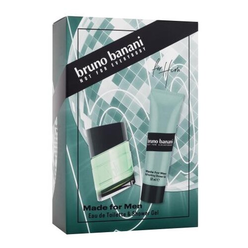 Bruno Banani Made For Men Set toaletna voda 30 ml + gel za tuširanje 50 ml za moške Cijene