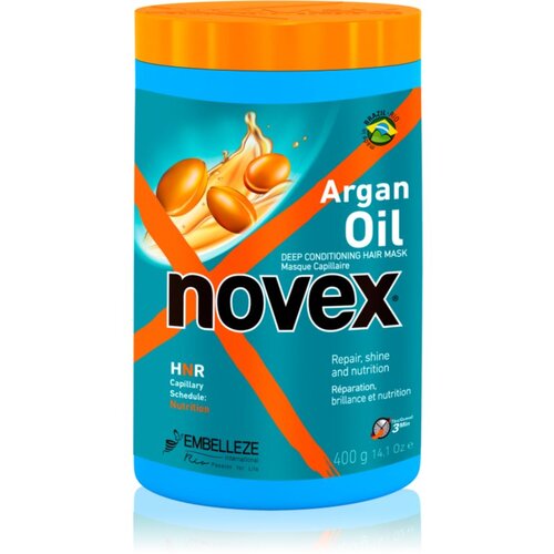Novex Argan Oil hranilna maska za sijaj in mehkobo las 400 g Cene