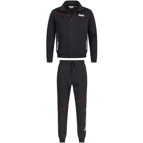 Lonsdale Mu&amp;scaron;ka trenerka - komplet 113982-Black Slike