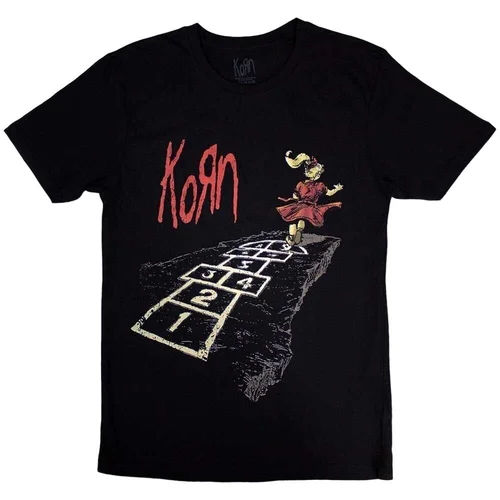 Korn Majica Follow The Leader Hopscotch Unisex Black XL