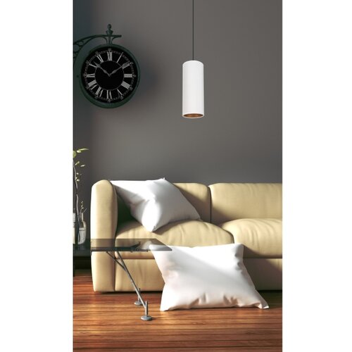  Visilica na sajli AVALO 1xE27/60W/230V bela/bakrena Slike